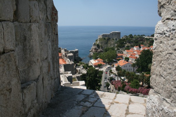 Blick auf die Festung Lovrijenac