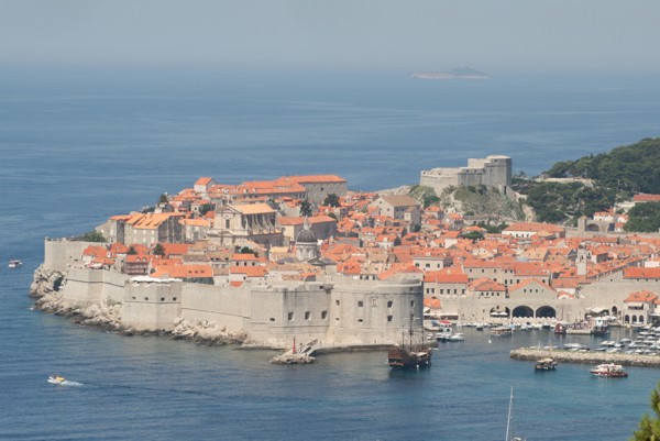 Dubrovnik, vom Aussichtspunkt aus gesehen