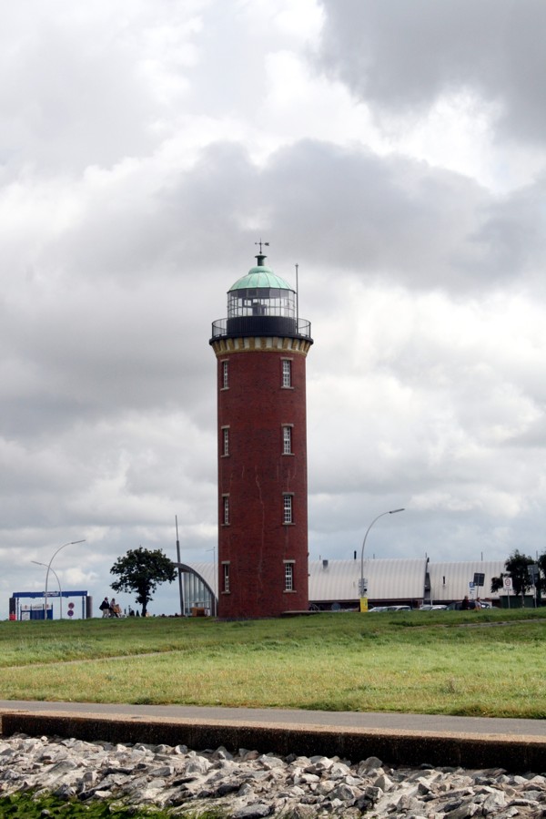 Hamburger Leuchtturm an der alten Liebe in Cuxhaven